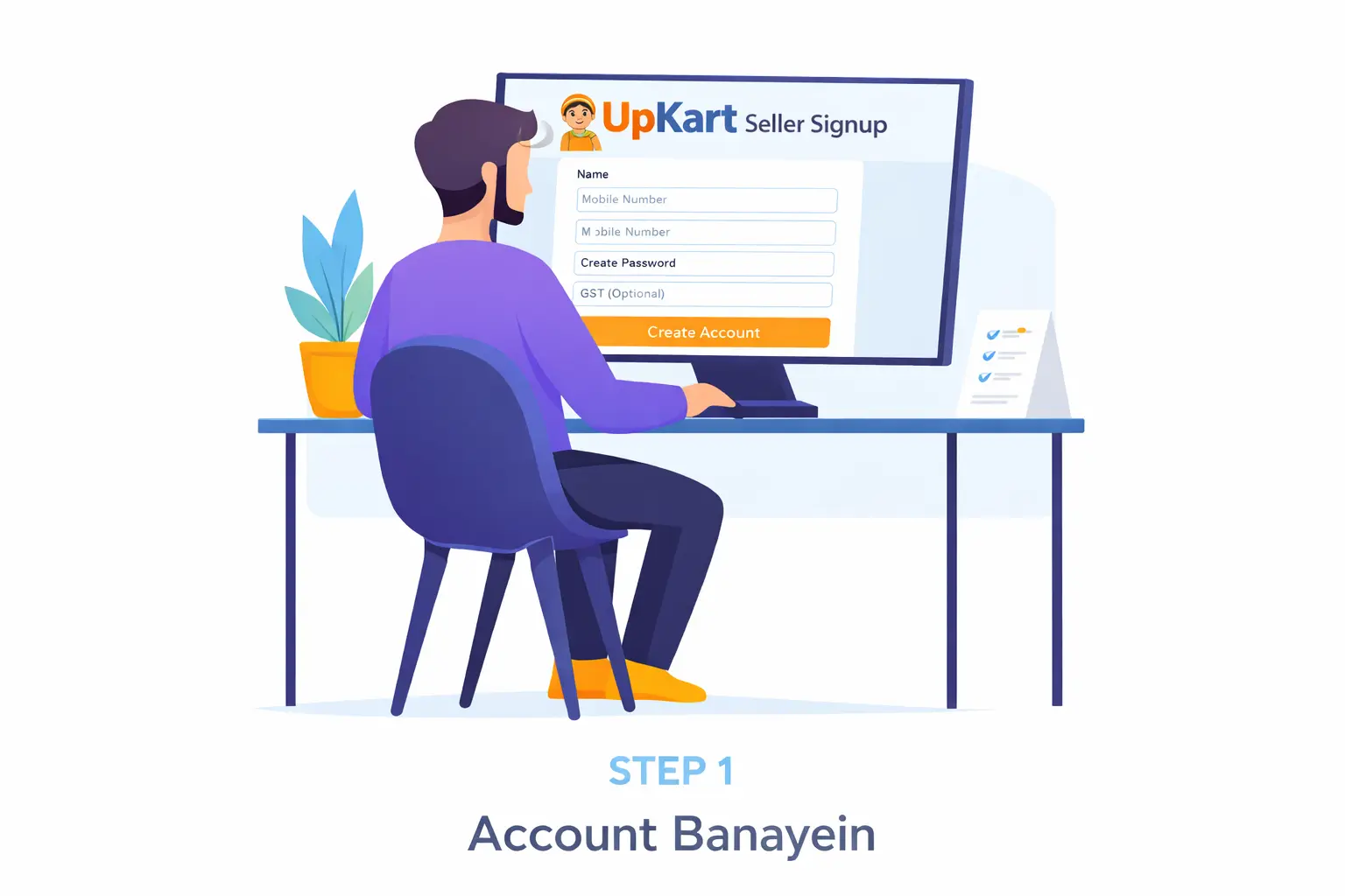 Create an Upkart Seller Account
