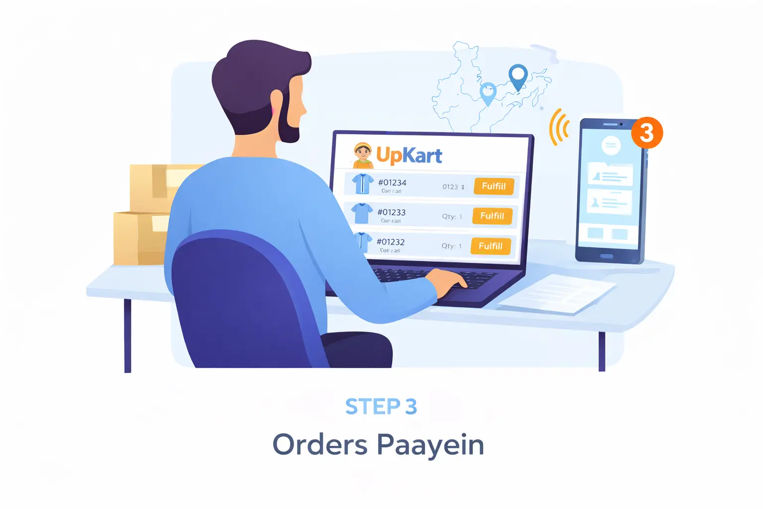 Receive Orders from Millions of Customers